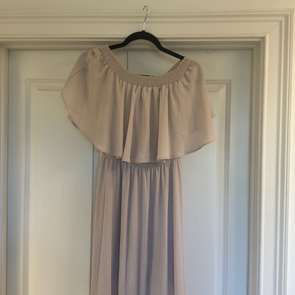 Show me your MUMU chiffon maxi